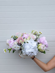 Blossoming Blush Mauve Centerpiece - Beaudry Flowers