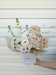 Mom's Neutral Bloom Box - Beaudry Flowers
