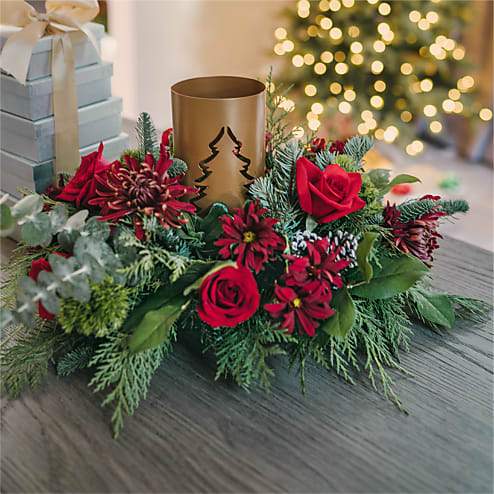 Through the Woods Centerpiece - Beaudry Flowers