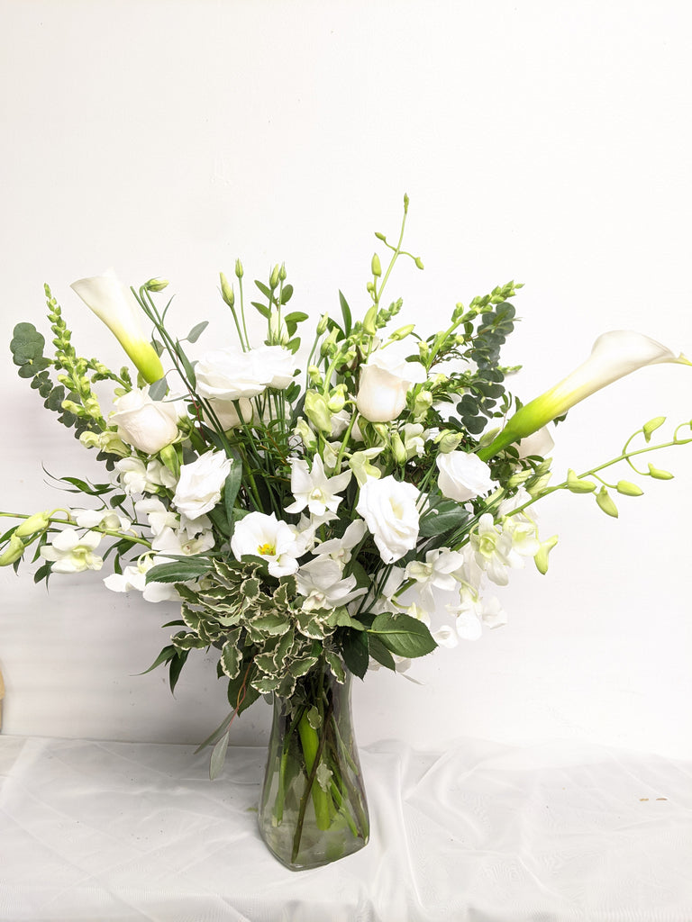 Elegant in White - Beaudry Flowers