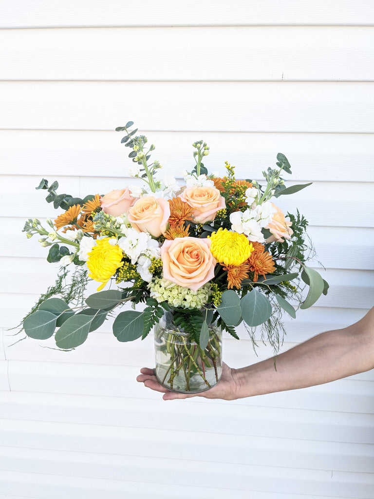 Light Fall Arrangement - Beaudry Flowers