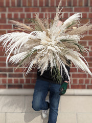 Neutral Dried Floral Swag