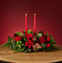 By the Candlelight Centerpiece - Beaudry Flowers